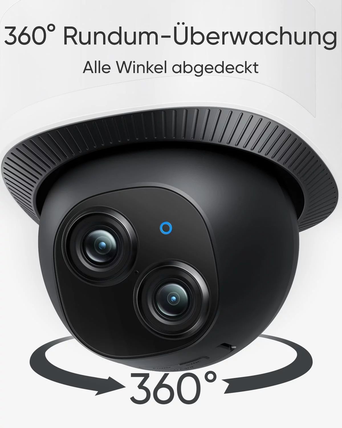 Eufy Floodlight E340 - Netzwerk-Überwachungskamera - schwenken / neigen - Außenber