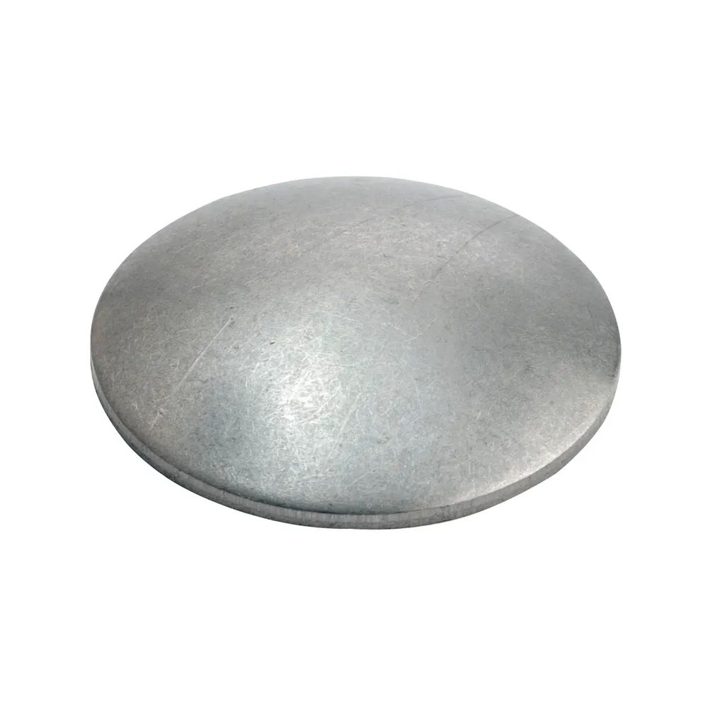 CROSO Scheibe gewölbt für Rohr ø 42,4 x 1,5 x 2,0 mm, Edelstahl geschliffen V2A