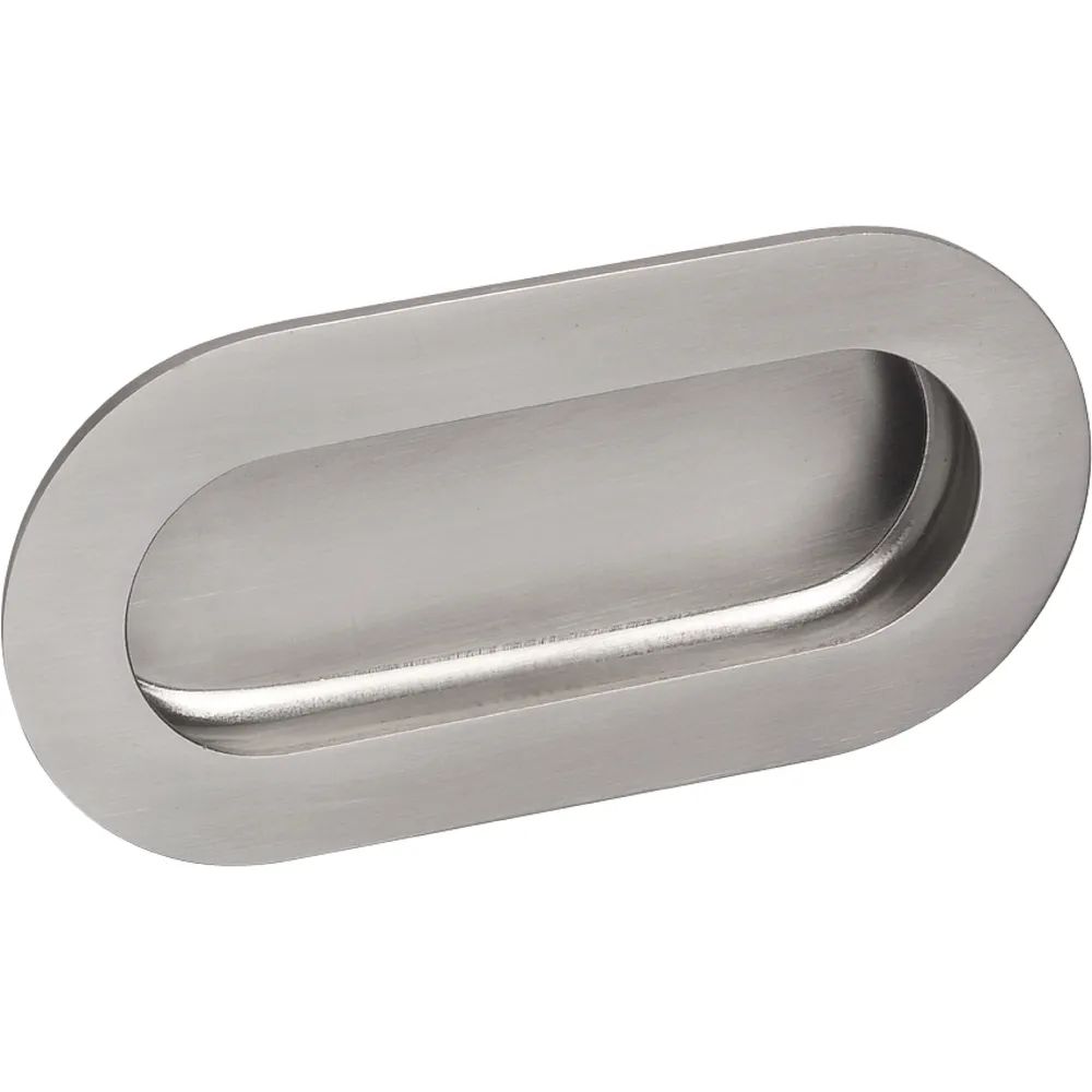 Technik Team Muschelgriff Edana Breite 102 mm, Einlassmaß 92x40 mm,Edelstahl gebürstet