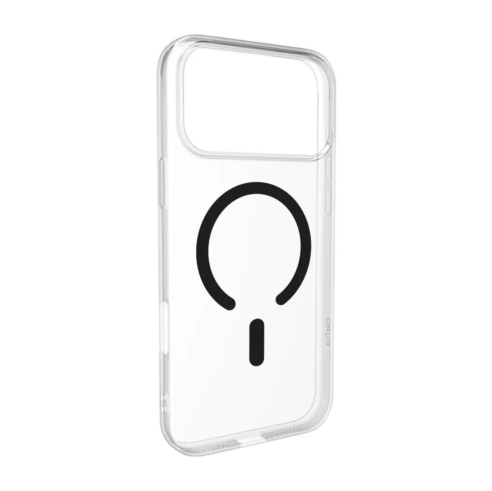 PURO LITE MAG MagSafe kompatibles Cover für iPhone 17 PRO MAX, schwarz