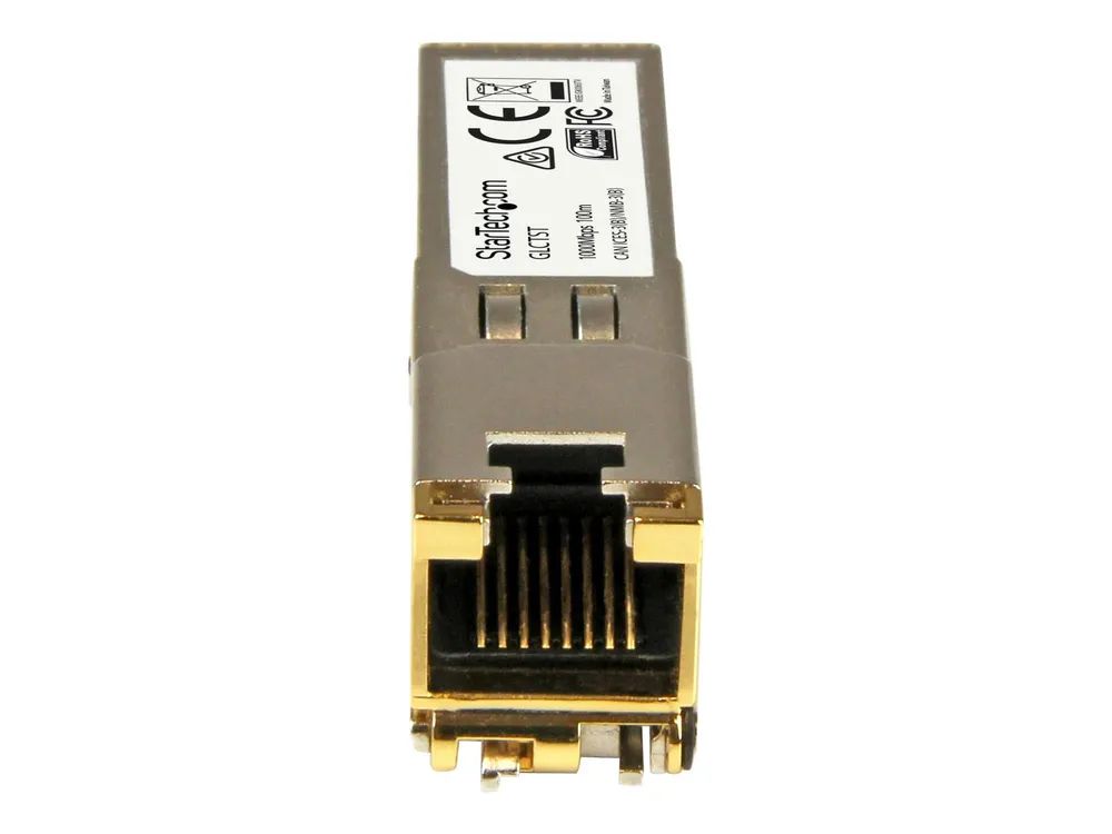 StarTech.com Gigabit RJ45 Kupfer SFP Transceiver Modul - Cisco GLC-T kompatibel - 1000Base-T - Mini-GBIC - SFP (Mini-GBIC)-