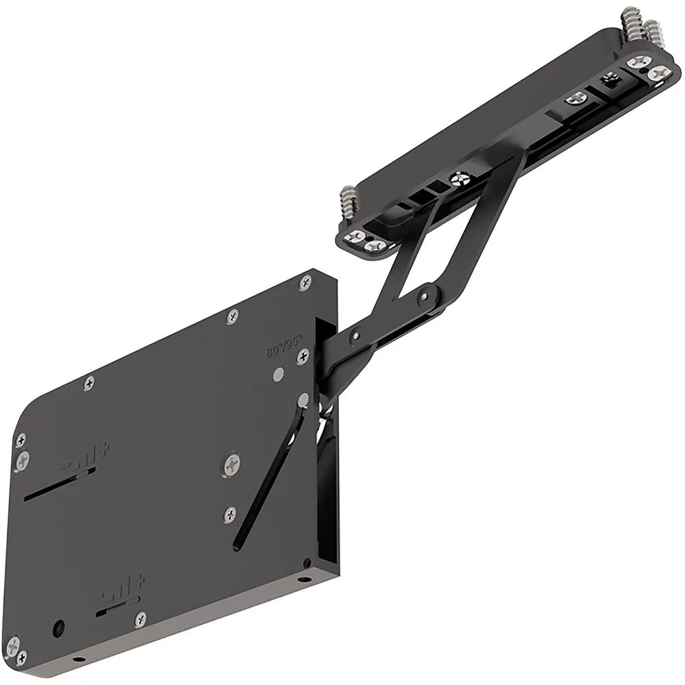 EFFEGI BREVETTI Hochstellstütze UNICO FLAP-2 für Frontstärke 18-30mm schwarz