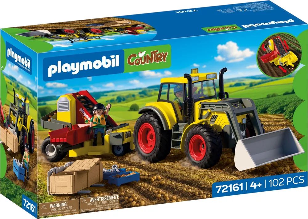 geobra Brandstätter Stiftung & Co.K Großer Traktor mit Kartoffelroder