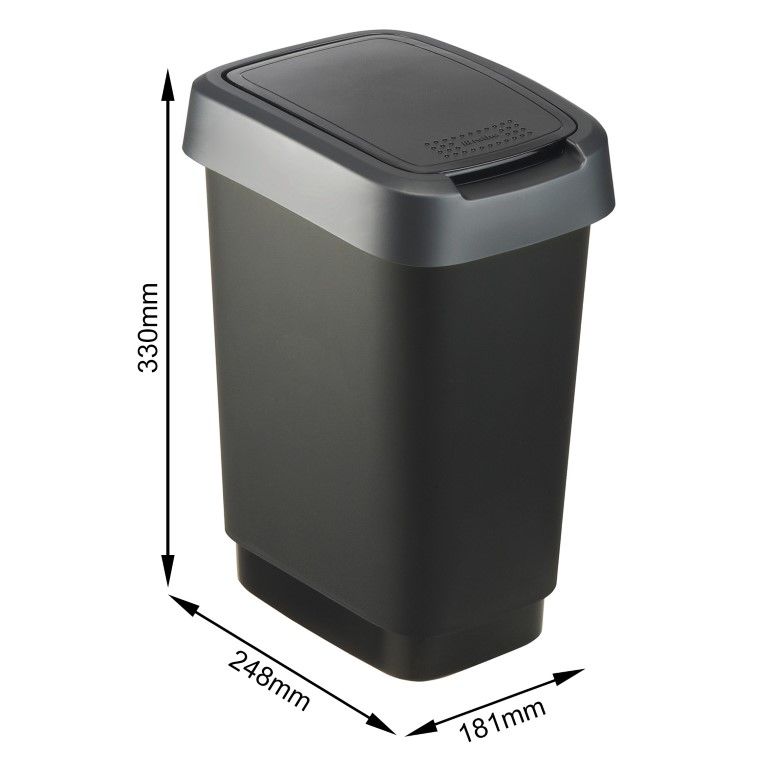 Rotho Swingeimer 10 l TWIST