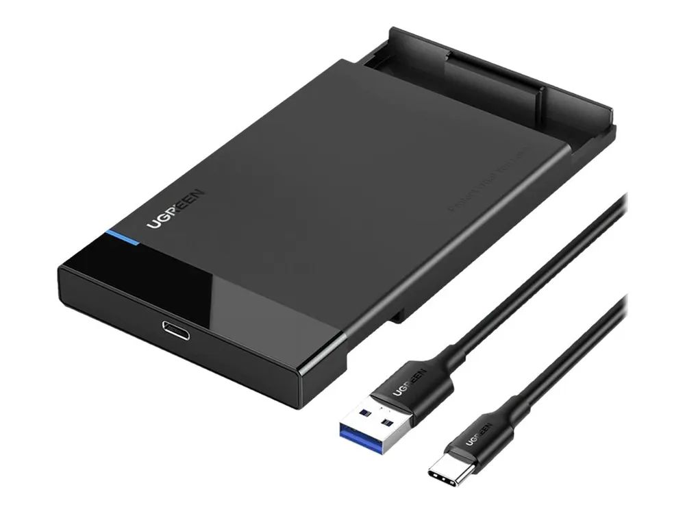Ugreen US221 - Speichergehäuse - 2.5" (6.4 cm) - SATA 6Gb/s - USB 3.1 (Gen 2)
