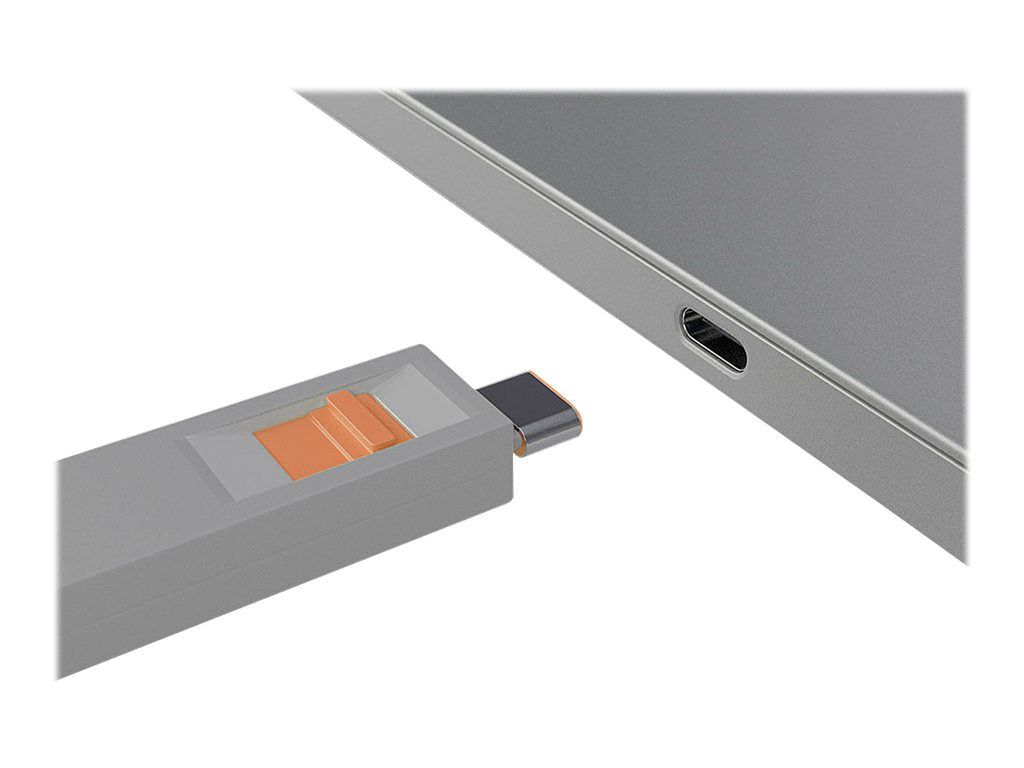 Lindy Schloss für USB-C-Port - orange