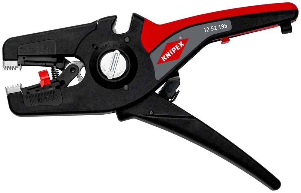 Knipex PRECISTRIP 16 0,08 - 16 MM² / KNIPEX ABISOLIERZANGE 12 52 195 SB