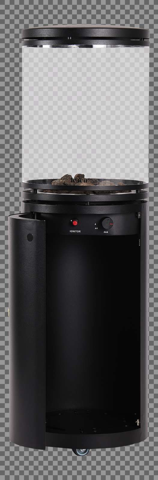 Le Feu - Patio - BLACK- Gas Powered Heater