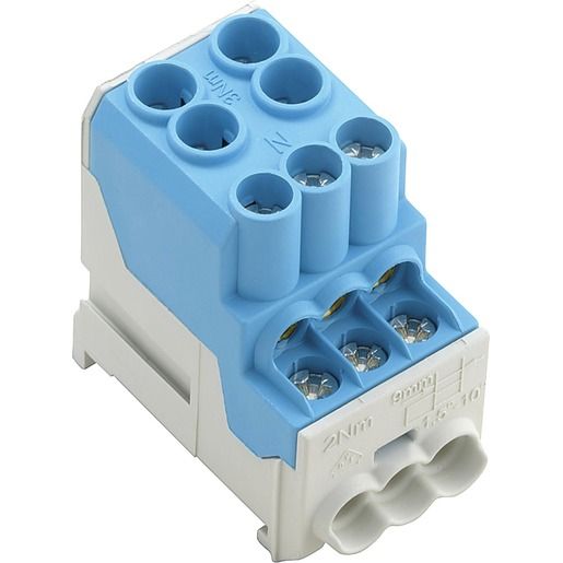 Weidmüller UNTERVERTEILERBLOCK 100A BLAU / WEIDMÜ WPD 100 2X25/6X10 1561920000