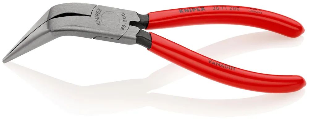 KNIPEX Mechanikerzange mit Kunststoff überzogen schwarz atramentiert 200 mm