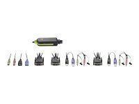 LevelOne KVM-0260 - KVM-/Audio-Switch - 2 x KVM/Audio
