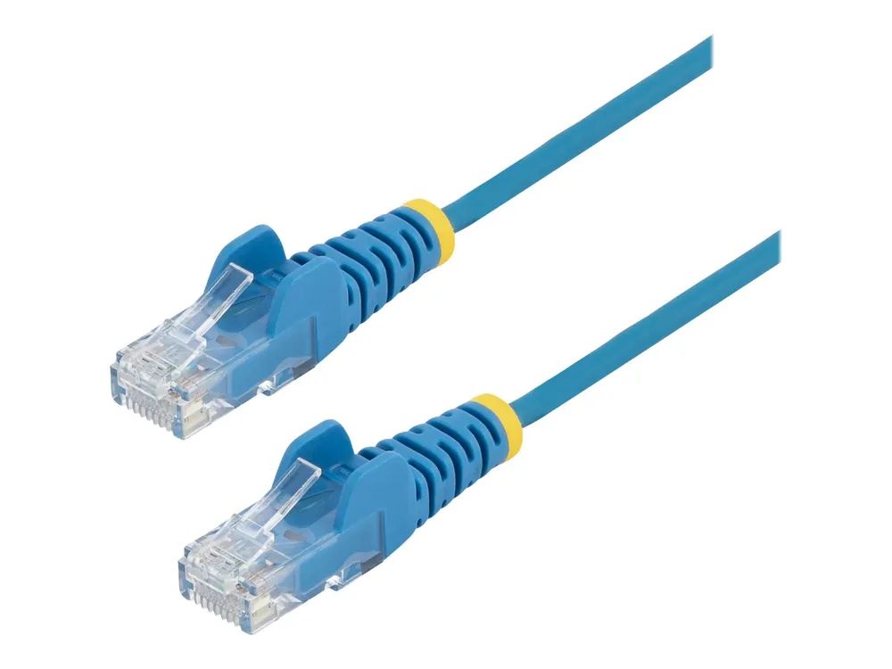 StarTech.com 0,5 m Cat6-Kabel - Blau - Schlankes Patchkabel - Snagless - Patch-Kabel - RJ-45 (M)