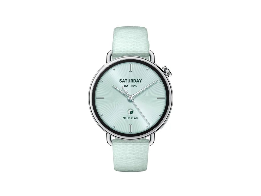 Xiaomi Watch S4 - 41 mm - intelligente Uhr mit Riemen - fluororubber - Handgelenkgröße: 120-190 mm - Anzeige 3.4 cm (1.32")