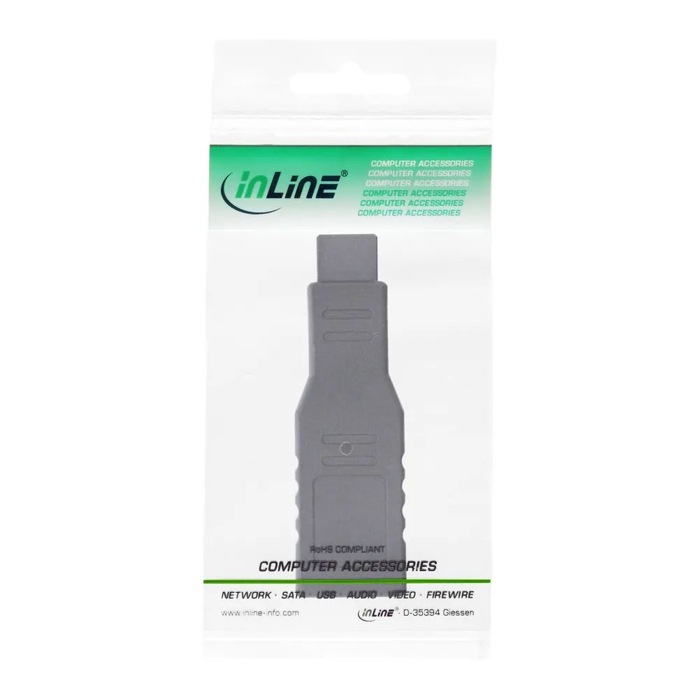 InLine FireWire Adapter - 6pol Buchse/9pol Stecker