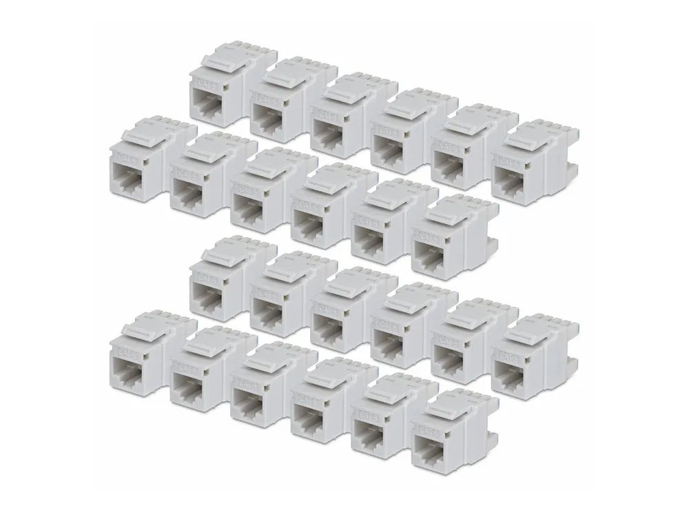 StarTech.com Cat6 Keystone Jack 24-Pack 180-Deg - Netzwerk - CAT 6