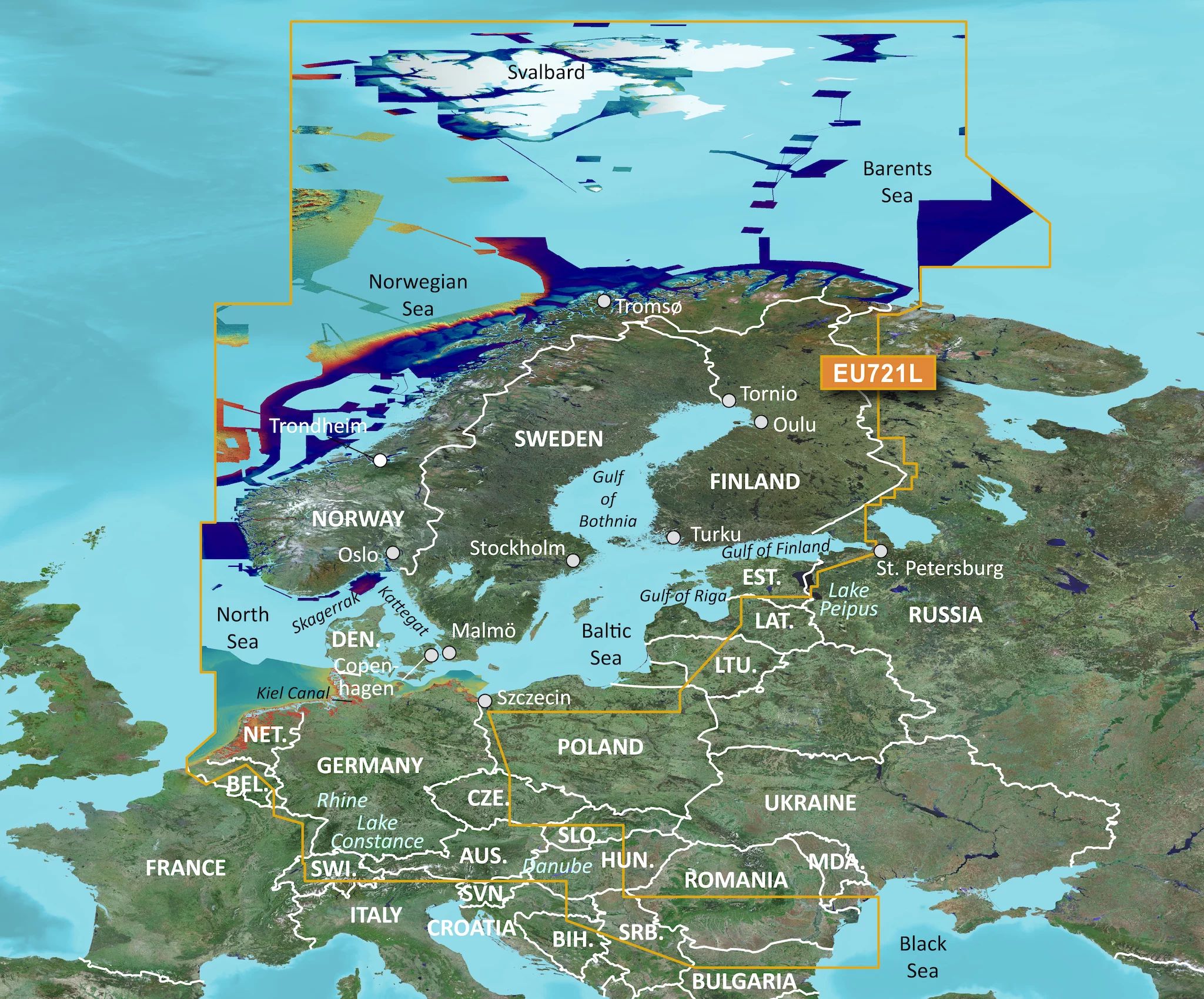 Garmin VEU721L-Northern Europe