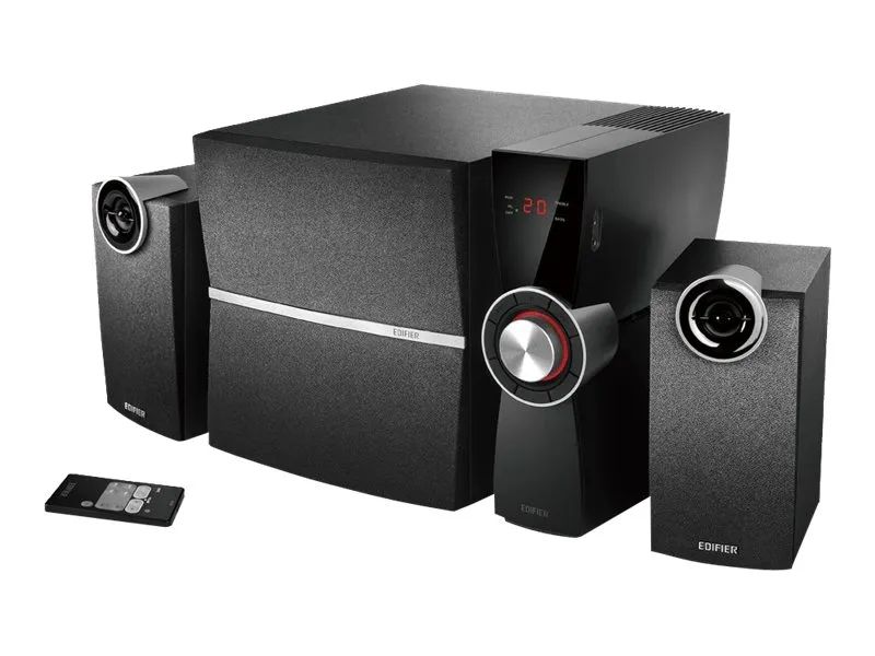 Edifier C2XD - Lautsprechersystem - für PC - 2.1-Kanal - 53 Watt (Gesamt)