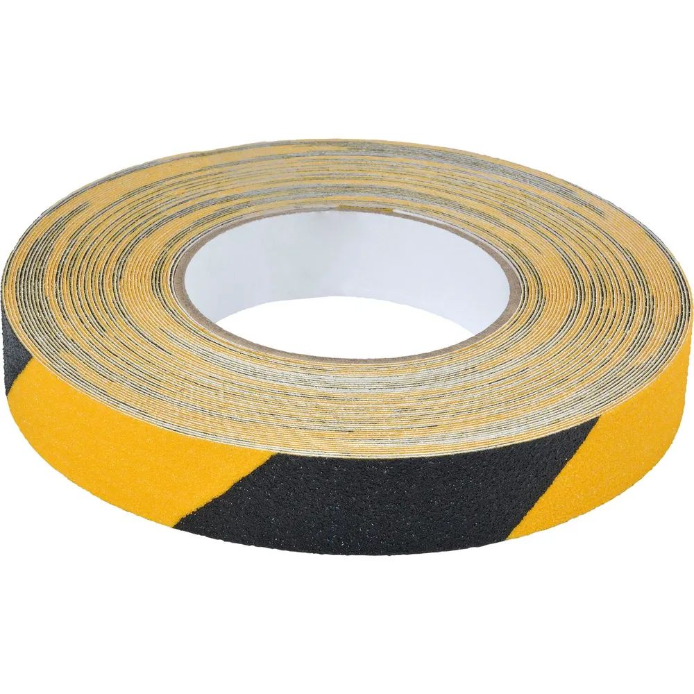 Kügele Anti - Rutschstreifen gelb-schwarz 25mm