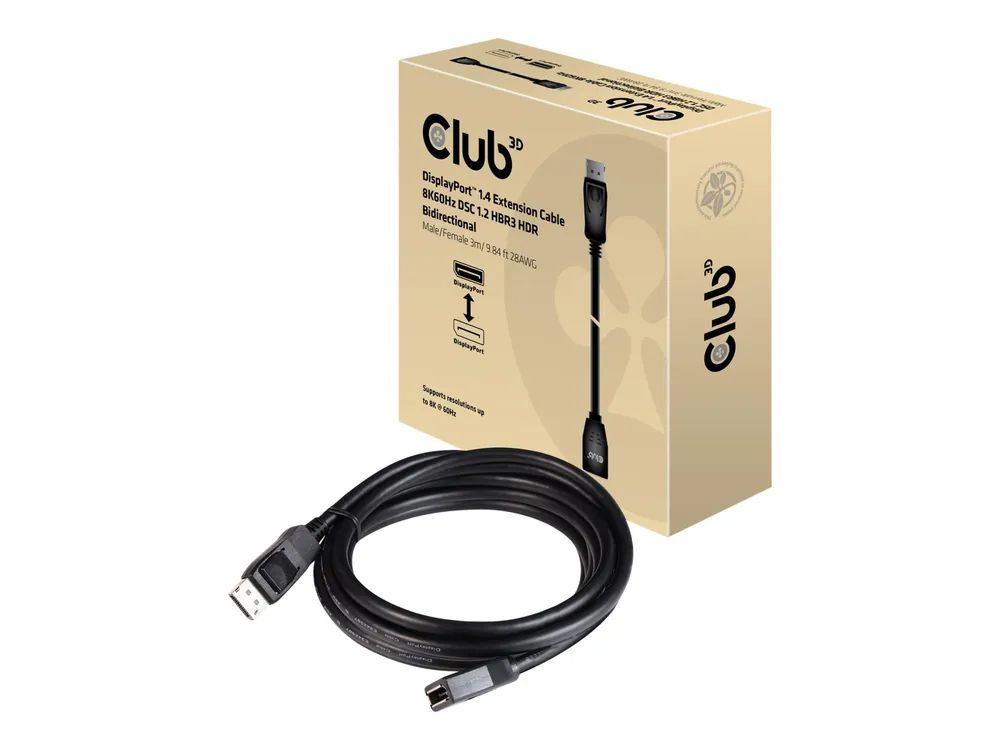 Club 3D DisplayPort-Verlängerungskabel - DisplayPort (W)
