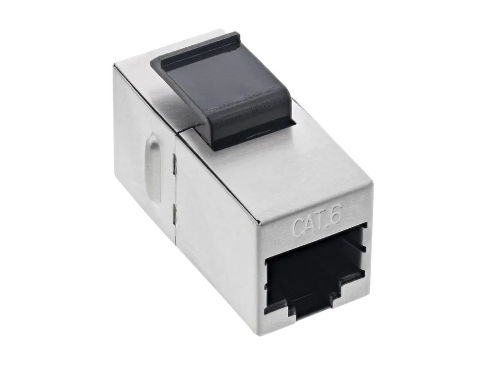 InLine Keystone RJ45 Buchse / Buchse - SNAP-In - Cat.6 - STP - bulk