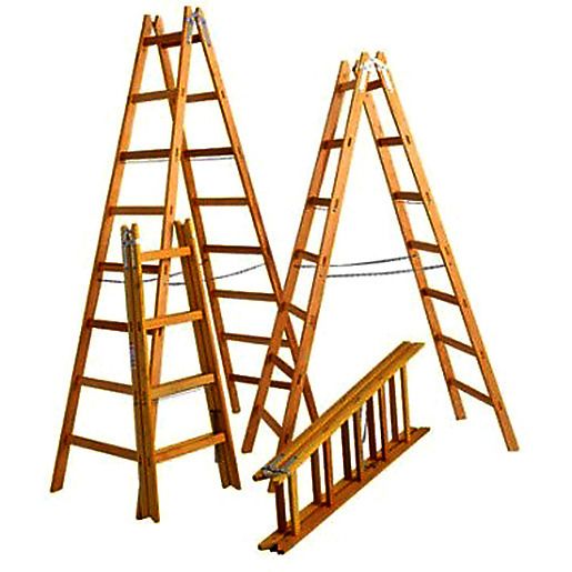 Schurrer HOLZ-DOPPELLEITER 12SPROSSIG / SCHURR CL1125