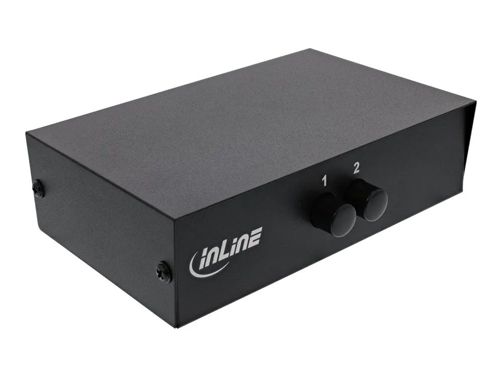 InLine AV Umschalter manuell 2-port - 3x Cinch IN/OUT