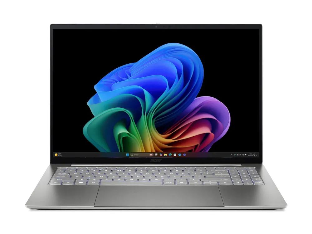 Acer Swift 16 AI SF16-71T - 180°-Scharnierdesign - Intel Core Ultra X9 388H / 2.1 GHz - Win 11 Home - Intel Arc Graphics B390 - 32 GB RAM - 1.024 TB SSD NVMe - 40.6 cm (16")