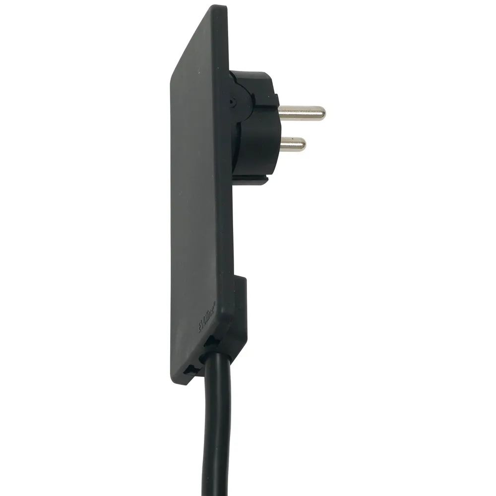 EVOline Plug-Schukostecker, max.3500 Watt, Kunststoff schwarz