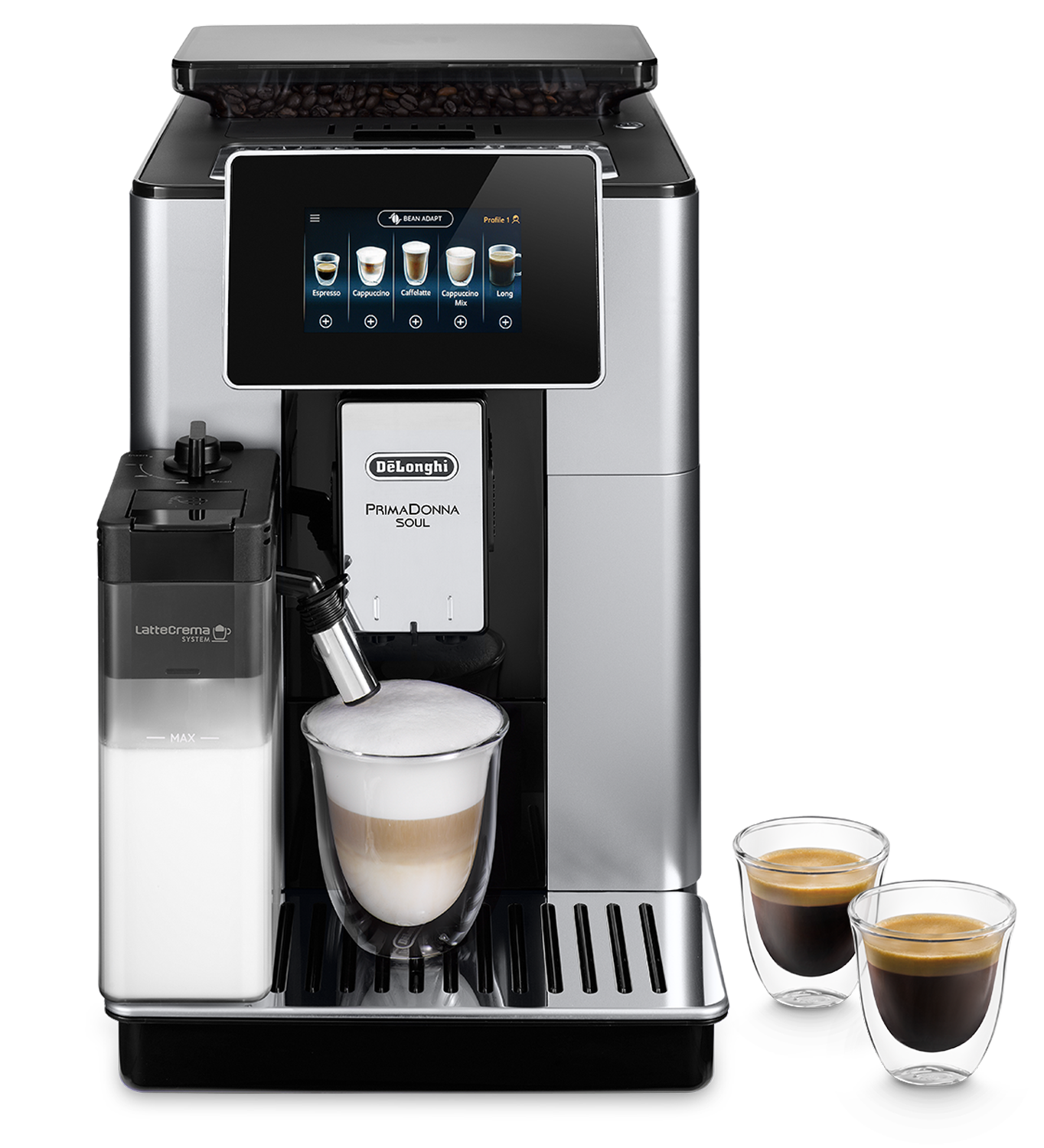 De'Longhi Kaffeevollautomat PrimaDonna Soul ECAM610.55.SB