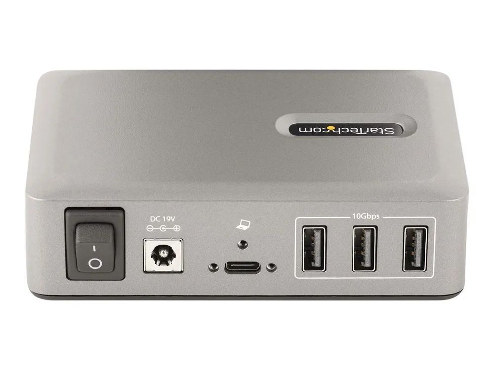 StarTech.com 10-Port USB-C Hub, USB C Verteiler/Splitter mit Netzteil