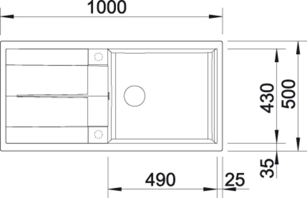 Blanco Metra XL 6 S Silgranit anthrazit m.