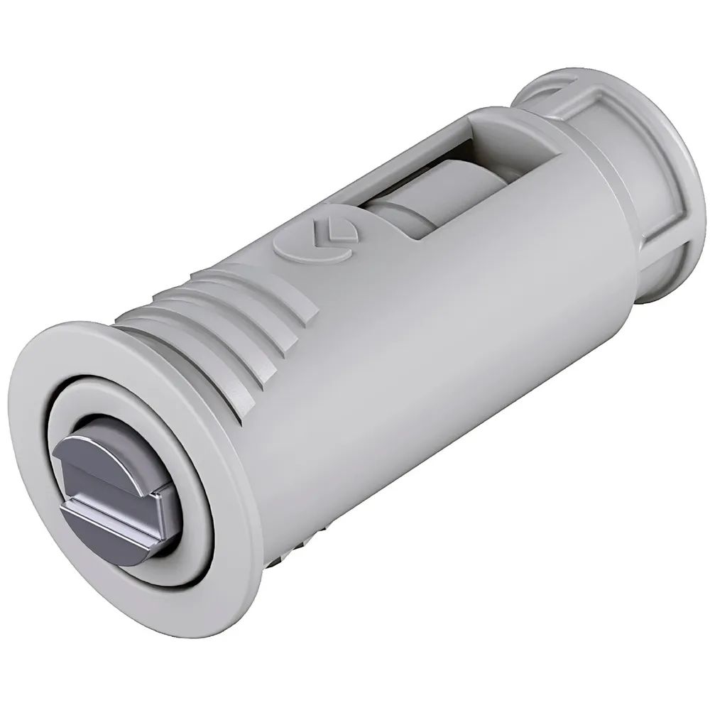 ITALIANA FERRAMENTA Einbohrmagnetschnapper K-LOCK Kunststoff grau