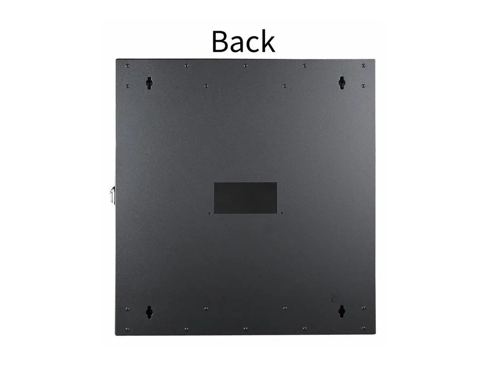 Lanview by Logon - Rack cabinet double section - Schwarz, RAL 9005 - 12U - 48.3 cm (19")