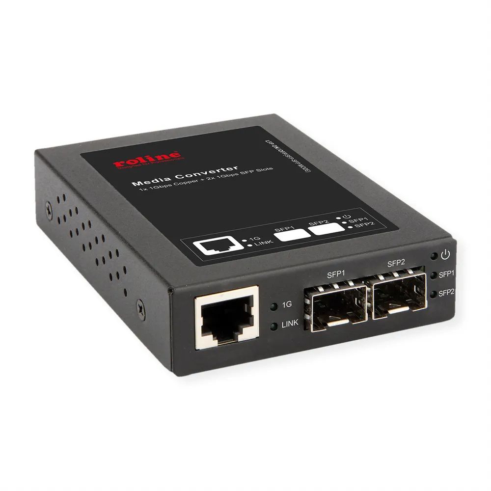 ROLINE Gigabit Konverter, RJ-45 - Mini-GBIC