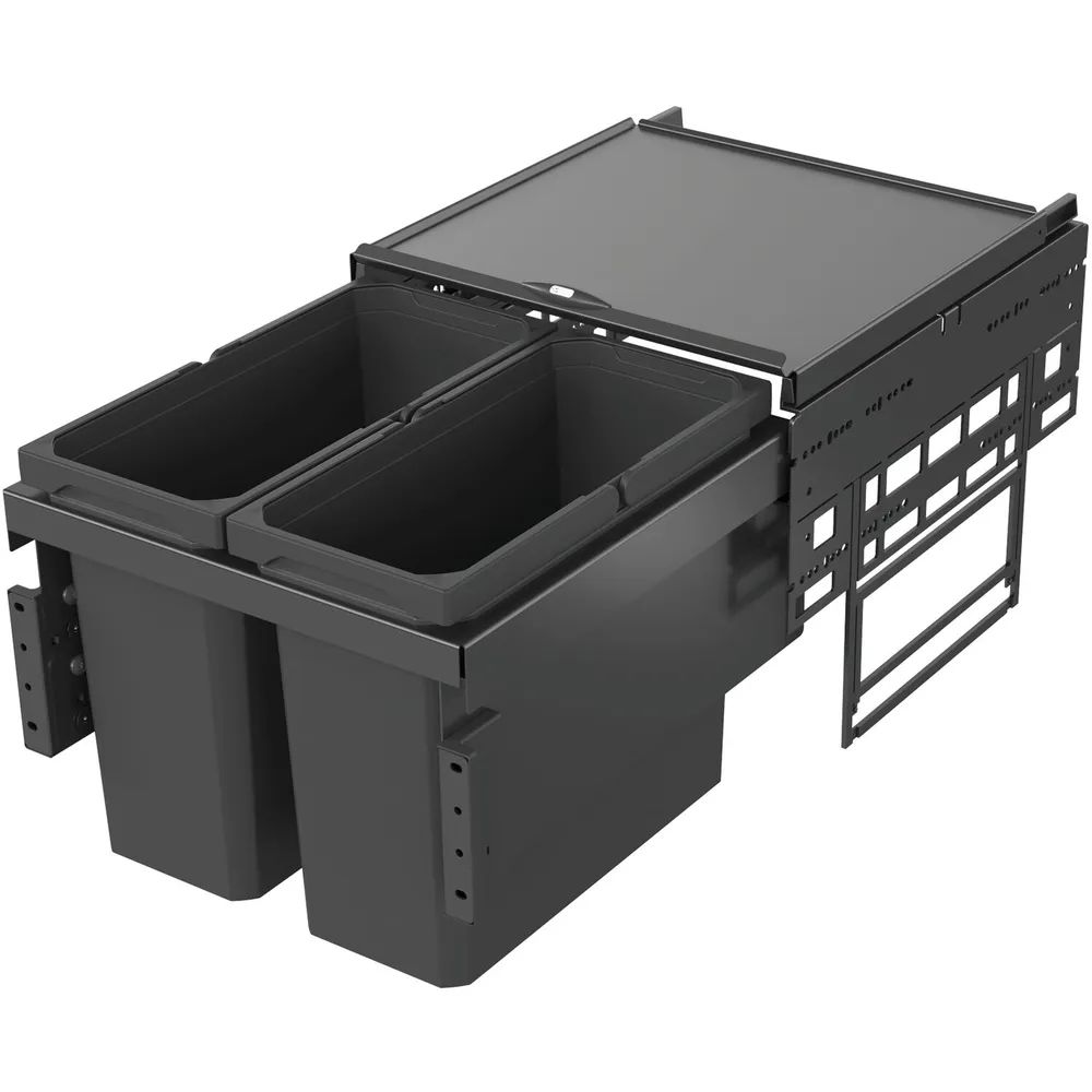 Vauth-Sagel VS ENVI Space Abfalltrennsystem KB 450 mm 2 x 16 Liter Lava