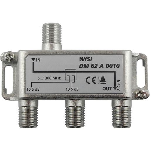 WISI 2-FACH ABZWEIGER 10,5 dB/2,8dB / DM 62 A 0010 002766
