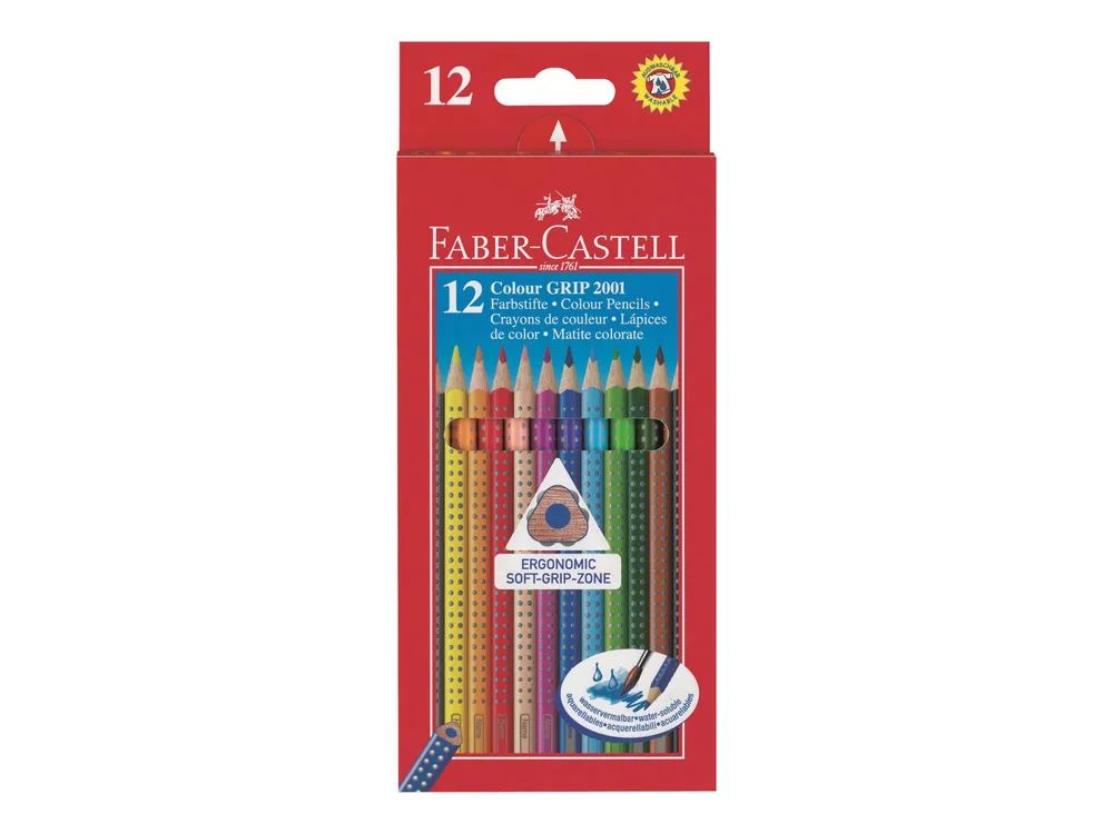 FABER-CASTELL GRIP - Farbstift (Packung mit 12)