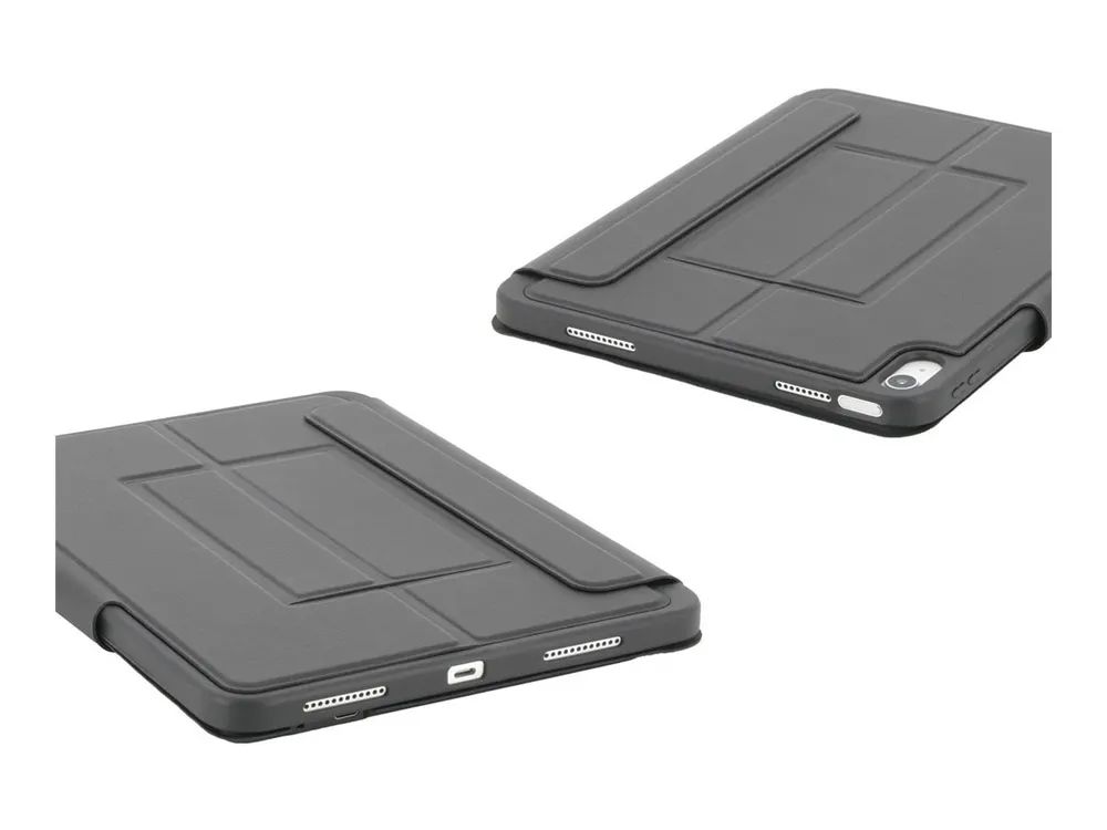 Mobilis C2 - Schutzabdeckung für Tablet - with detachable French Bluetooth keyboard + touchpad - Schwarz - für Apple 10.9-inch iPad (10. Generation)