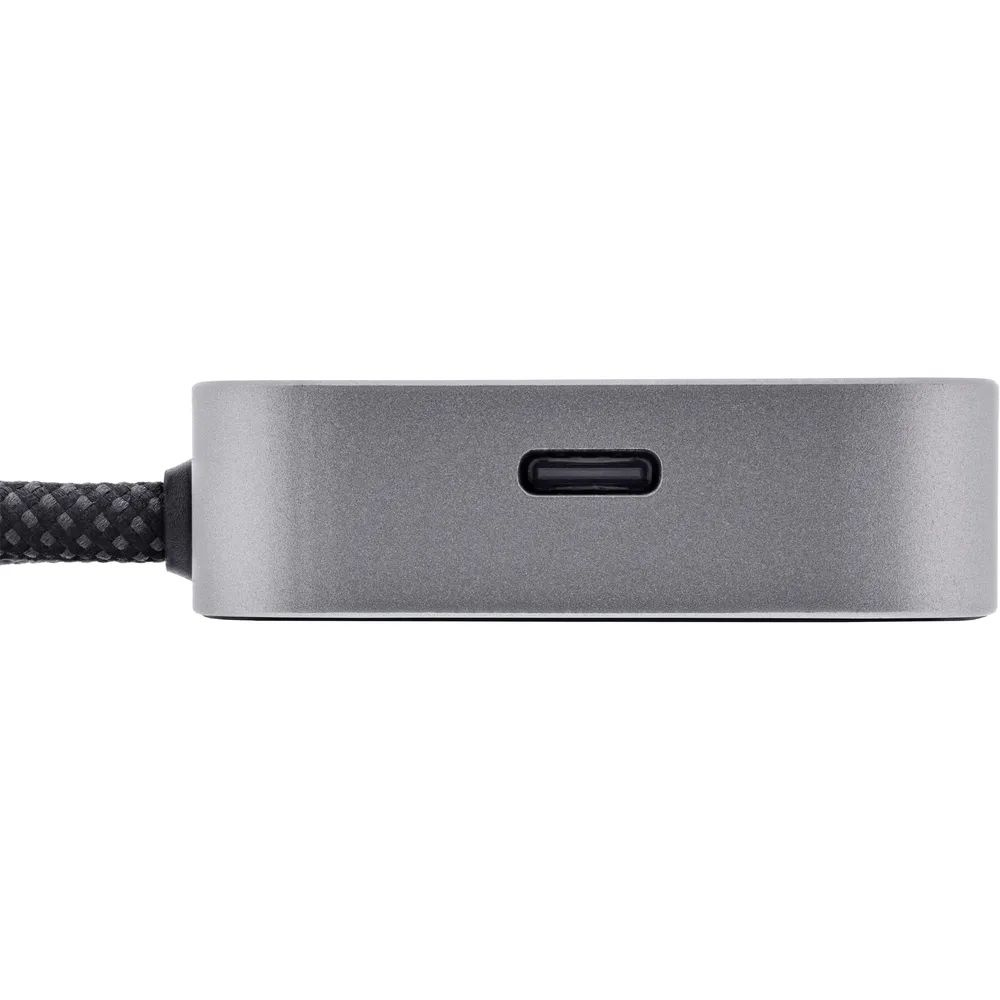 InLine USB Fingerabdruckscanner mit Hub - Windows Hello kompatibel 1,5m silber