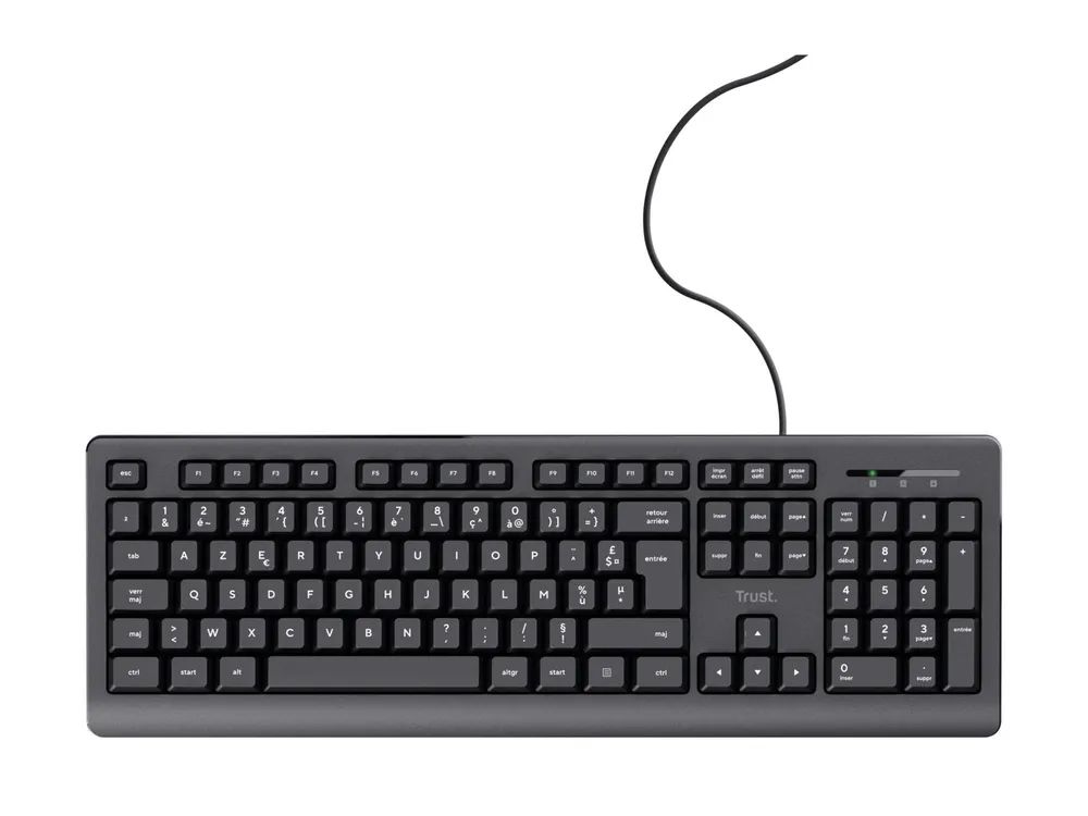 Trust TK-150 - Tastatur - USB - AZERTY - Französisch
