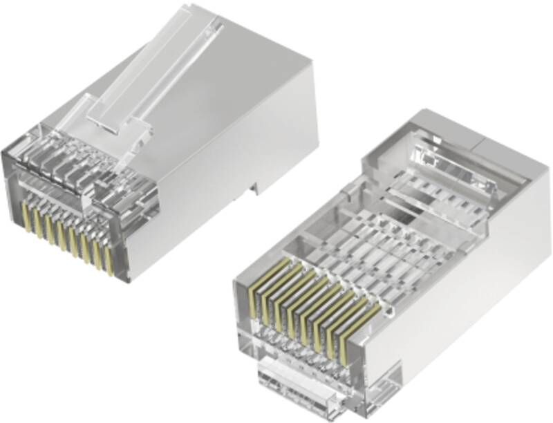 Hama 200772 Netzwerkstecker, CAT-6a, 10 St.
