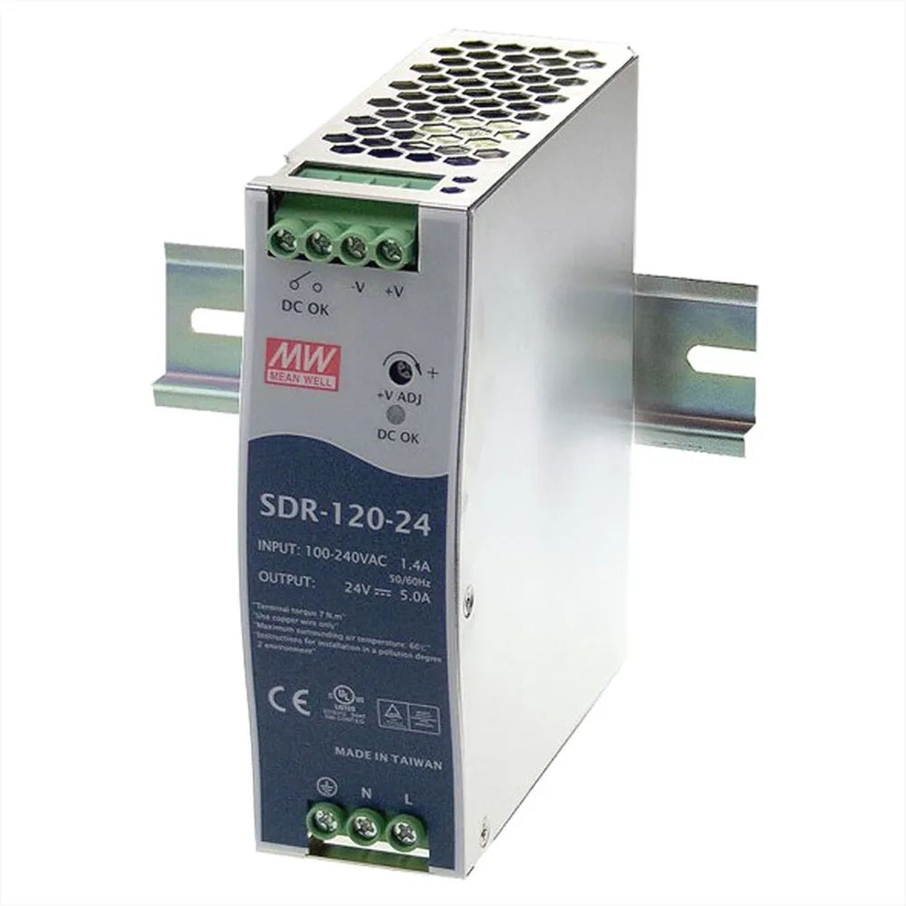 Meanwell Mean Well SDR-120 series SDR-120-24 - Netzteil (DIN-Schienenmontage möglich)