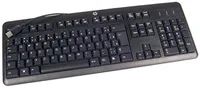 HP 672647-L33 - Volle Größe (100%) - Kabelgebunden - USB - Membran Key Switch - QWERTY - Schwarz