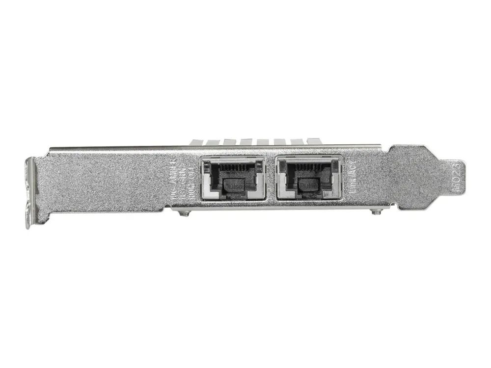 StarTech.com Dual Port 10G PCIe Netzwerk Karte - Intel-X550AT 10GBASE-T & NBASE-T PCI Express Netzwerk karte 10/5/2.5/1GbE Multi Gigabit Ethernet, 5 Geschwindigkeiten NIC LAN Karte (ST10GPEXNDPI)