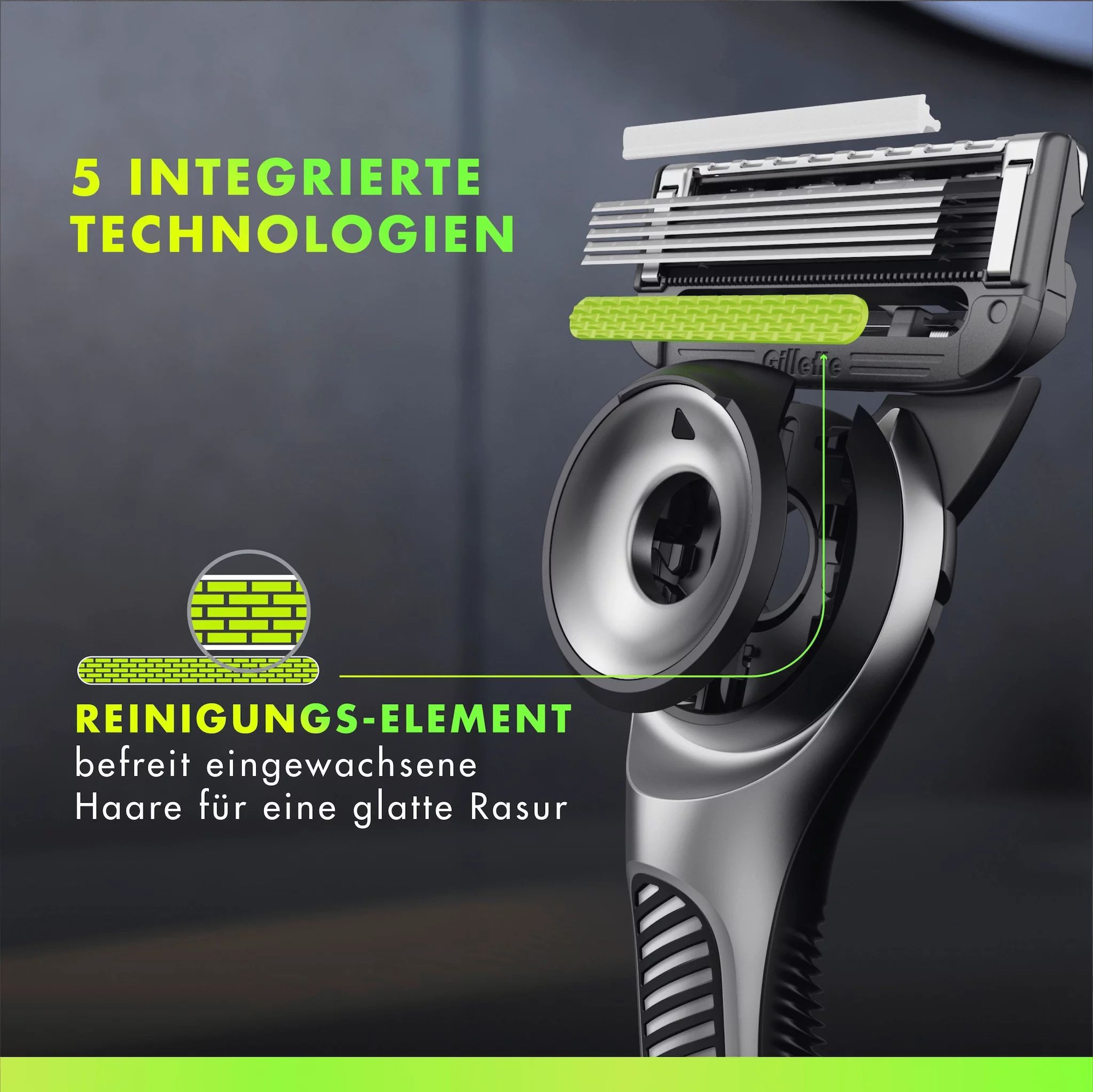 Gillette Labs Systemklingen 5er + Handstück Online Versandvariante