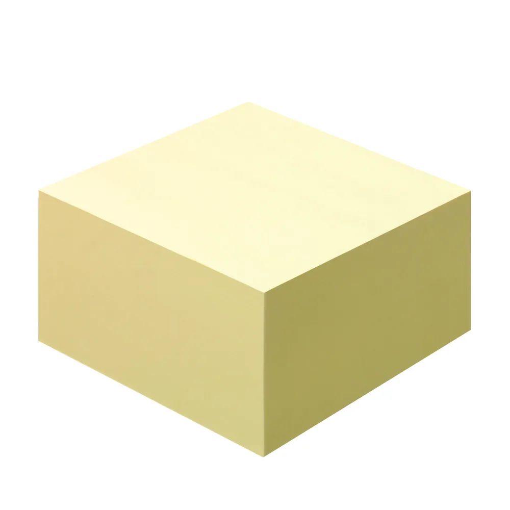 herlitz Haftnotizblock, 75x75 mm, 400 Blatt, gelb