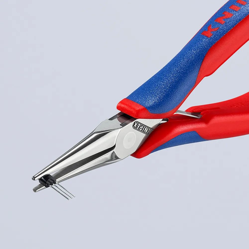 KNIPEX Elektronik-Greifzange mit Mehrkomponenten-Hüllen spiegelpoliert 145 mm