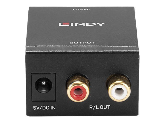 Lindy Digital-Analog-Audiowandler - Schwarz