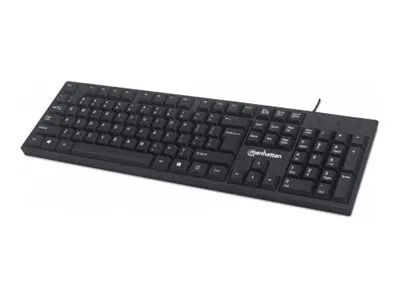 IC Intracom Manhattan - Tastatur - USB - Schwarz - retail