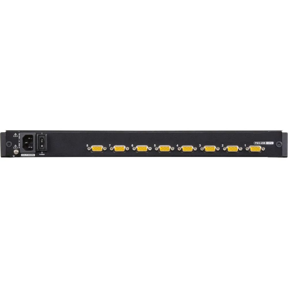ATEN LCD KVM Switches CL1308N - KVM-Konsole mit KVM-Switch - 8 Anschlüsse - PS/2, USB - 48.3 cm (19")